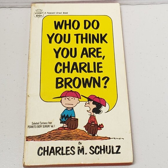 Peanuts Book Who Do You Think You Are, Charlie Brown? - Picture 1 of 6